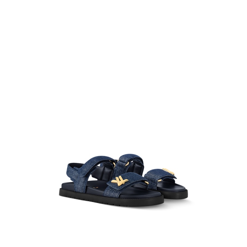 LV Sunset Flat Comfort Sandal - Image 1
